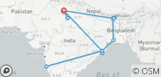  Kulturelle Odyssee durch Ostindien: Denkmäler, Tempel &amp; Klöster - 13 Destinationen 