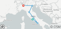  Italien Rail Express (9 Tage) - 5 Destinationen 