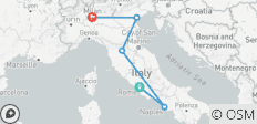  Italy Rail Express - 9 Days - 5 destinations 