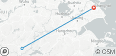  5 jours d\'exploration en train Bullet aller- retour de Shanghai au Mont Jaune, à Xidi et au village de Hongcun - 4 destinations 