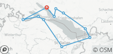  Bodensee | Geführte Radreise | Drei Länder Tour - 11 destinations 