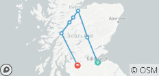  Schottland Rail Express (8 Tage) - 7 Destinationen 