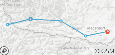  Drau-Radweg Sportliche Reise - 6 Destinationen 