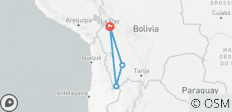  7-Day Bolivia Adventure to Salt Flats and Desert - 4 Destinationen 