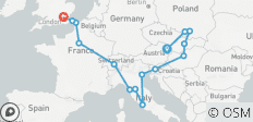  Ruta de Viena a Londres - verano - 16 días - 15 destinos 