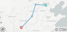  Pékin - Datong, Monastère suspendu, Pingyao et Xian en train à grande vitesse - 4 destinations 