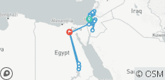  Beste van het Heilige Land Israël &amp; Jordanië en Egypte rondreis met Nijlcruise - 17 dagen - 38 bestemmingen 