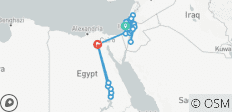  Het beste van het Heilige Land - Israël, Jordanië &amp; Egypte - een rondreis met Nijl-cruise - 17 dagen - 36 bestemmingen 