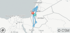  Holyland Israel Biblical Trip &amp; Petra Tour - 8 Days - 19 destinations 