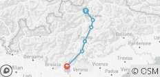  Zuid-Tirol voor gezinnen: Van Merano tot het Gardameer. - 6 bestemmingen 