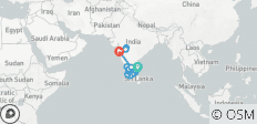  17 jours Inde Drávida (India Dravid), tour privé - 24 destinations 