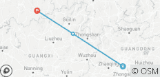  Express Tour to Yangshuo, Zhaoxing, Libo from Guangzhou by Round-way Bullet Train - 3 destinations 
