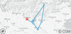  Lago de Garda - con base en un hotel Trento, Verona, Mantua y Brescia - 6 destinos 