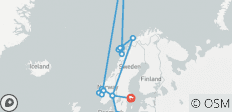  Complete Scandinavian Adventure: Copenhagen, Balestrand, Flam, Bergen, Odda, Longyearbyen, Bodo, Moskenes, Kabelvag, Lofoten, Tromso, Oslo, Stockholm - 14 destinations 
