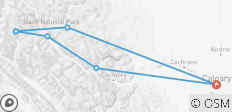  Circuit hivernal amusant dans les Rocheuses - 4 jours - 6 destinations 