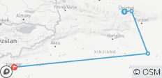  Entdecken Sie Xinjiang in 7 Tagen: Urumqi, Tianchi, Turpan und Kashgar - 4 Destinationen 