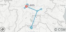  Laos-Familienreise mit privatem Auto 7 Tage - 9 Destinationen 