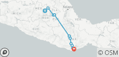  Circuit gastronomique à Oaxaca : Un véritable festin, des plats de Monte Alban à ceux de Huatulco - 12 destinations 