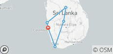  Customized Sri Lanka Discovery from India with Daily Departure - 6 destinations 