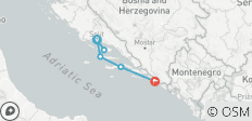 Wandeling en trektocht van Split naar Dubrovnik - 6 bestemmingen 