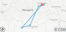  Mongolei Entdeckungsreise mit Ulaanbaatar, Chinggis-Stadt, Terelj und Wüste Gobi - 8 Tage - 6 Destinationen 