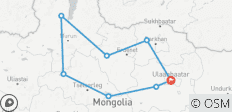  Aventure privée sur mesure en Mongolie centrale et septentrionale - 8 destinations 