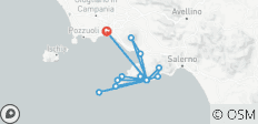  Golf van Napels &amp; Amalfikust: Wandelen - 18 bestemmingen 