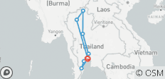  Thailand: Höhepunkte - 8 Destinationen 