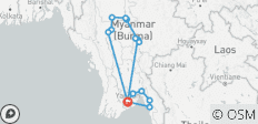  Myanmar: Die ausführliche Reise - 15 Destinationen 