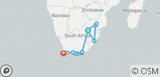  Impressies van Zuid-Afrika - 13 bestemmingen 
