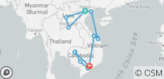  Laos, Vietnam &amp; Kambodscha: Die ausführliche Reise - 15 Destinationen 