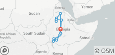  Äthiopien: Höhepunkte - 13 Destinationen 