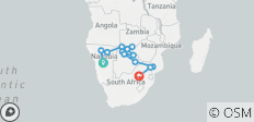  Namibia, Südafrika &amp; Botswana: Die ausführliche Reise mit Victoria-Fällen - 15 Destinationen 