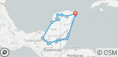  Mexico, Guatemala &amp; Belize: Hoogtepunten - 16 bestemmingen 