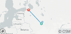  Moskau &amp; St. Petersburg: Städtereise mit dem Schnellzug - 4 Destinationen 