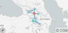  Armenien &amp; Georgien: Wandern &amp; Kultur - 10 Destinationen 