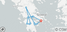  Griechenland: Wandern &amp; Kultur - 12 Destinationen 