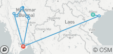  Vietnam &amp; Myanmar: Höhepunkte - 12 Destinationen 