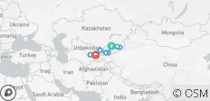  Usbekistan &amp; Kirgisistan: Höhepunkte - 9 Destinationen 