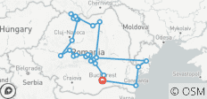  Prive 15-daagse rondreis Donau Delta, Transsylvanië, Maramures en Bucovina met ophalen en wegbrengen van hotel - 28 bestemmingen 