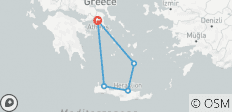  Crete &amp; Santorini - 5 destinations 