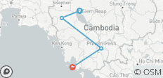  Tailor-Made Private Cambodia Family Beach Holiday, Daily Depart - 4 destinations 