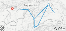  Tadschikistan durch den Pamir mit privatem Reiseführer - 11 Destinationen 