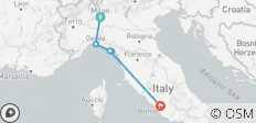  Italien mit der Bahn: Zauberhaftes Cinque Terre - 6 Tage / 5 Nächte - 5 Destinationen 