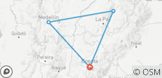  Circuit familial personnalisé de 9 jours en Colombie, voiture exclusive - 4 destinations 
