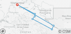  Chiapas &amp; Tabasco: Eintauchen in die reiche Geschichte zweier Kulturen - 7 Destinationen 