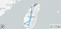  Tour Privado Personalizado de 10 Días por Taiwán, Salida Diaria y Guía Exclusivo - 9 destinos 