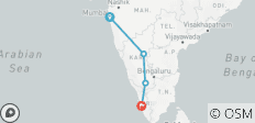  Indien: Mumbai, Goa &amp; Kerala – Multiaktiv-Tour mit Genuss-Momenten - 4 Destinationen 
