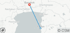  Thailand nach Bangkok und ins romantische Pattaya - 3 Destinationen 