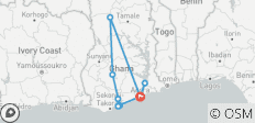  Les points forts du Ghana 10 jours/ 9 nuits (Confort Plus) - 9 destinations 